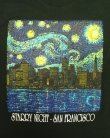 画像3: 90'S VINCENT VAN GOGH "STARRY NIGHT - SAN FRANCISCO" シングルステッチ 半袖 Tシャツ ブラック USA製 (MINT CONDITION)