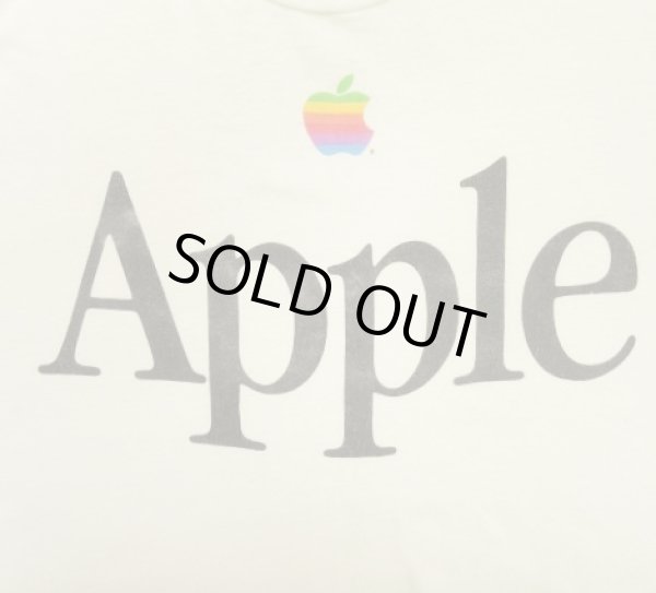 画像3: 80'S APPLE シングルステッチ 半袖 Tシャツ ホワイト USA製 (VINTAGE)