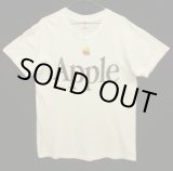 画像: 80'S APPLE シングルステッチ 半袖 Tシャツ ホワイト USA製 (VINTAGE)