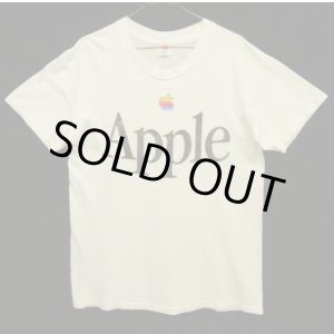 画像: 80'S APPLE シングルステッチ 半袖 Tシャツ ホワイト USA製 (VINTAGE)