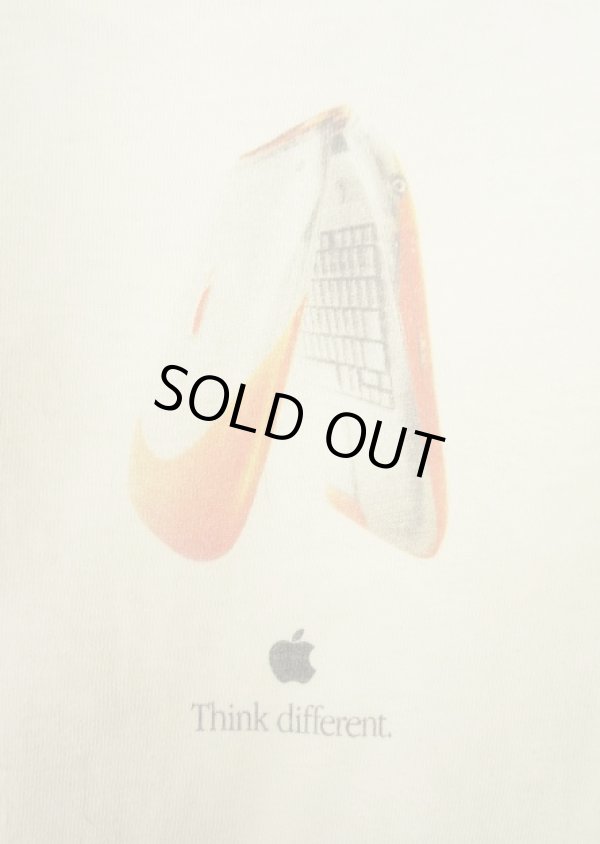 画像5: 90'S APPLE "THINK DIFFERENT" 両面プリント 半袖 Tシャツ ホワイト (VINTAGE)