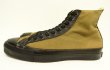 画像2: 80'S CONVERSE キャンバス ハイカット スニーカー カーキ/ブラック USA製 (VINTAGE)