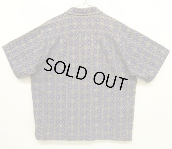 画像3: 90'S PATAGONIA コットン 半袖 オープンカラーシャツ 総柄 (VINTAGE)