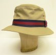 画像1: 80'S LL Bean リボンベルト付き ポークパイハット タン USA製 (DEADSTOCK)