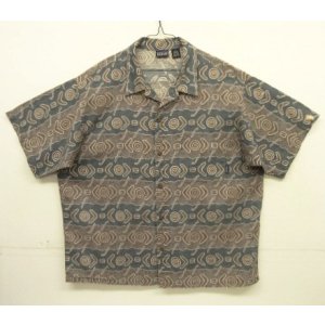 画像: 90'S PATAGONIA コットン 半袖 オープンカラーシャツ 総柄 (VINTAGE)