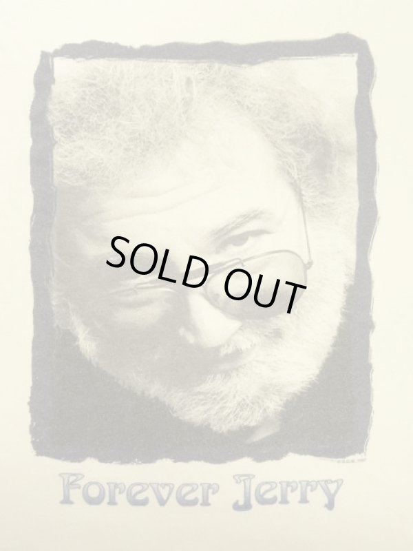 画像2: 90'S GRATEFUL DEAD "FOREVER JERRY" シングルステッチ 半袖 Tシャツ オフホワイト USA製 (VINTAGE)