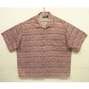 画像: 90'S PATAGONIA "ヤシの木タグ" コットン 半袖 オープンカラーシャツ 総柄 (VINTAGE)