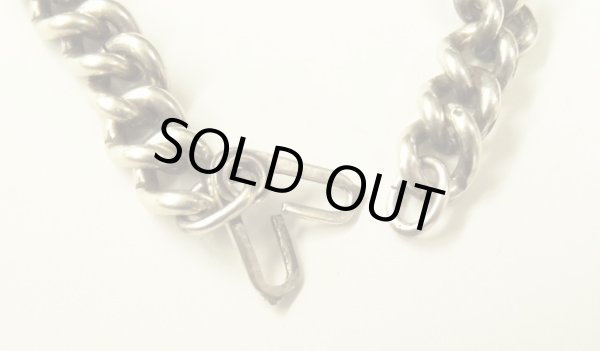 画像4: 60'S アメリカ軍 "US NAVY刻印入り" スターリングシルバー ミリタリー IDプレート チェーンブレスレット シルバー (VINTAGE)