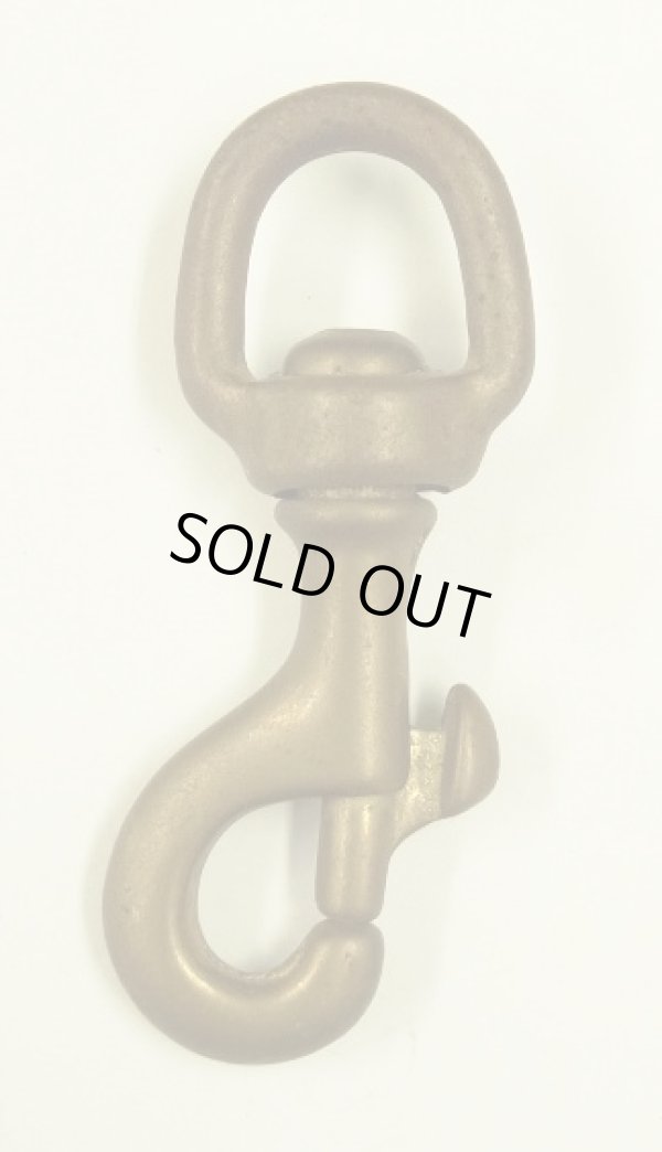 画像1: スナップフック ナスカン ブラス製 (VINTAGE)