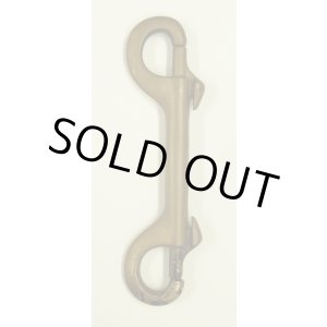 画像: ダブルスナップフック ナスカン ブラス製 (VINTAGE)