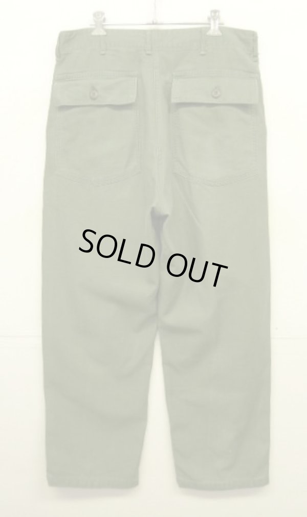 画像2: 60'S アメリカ軍 US ARMY "OG107" コットンサテン ベイカーパンツ (VINTAGE)