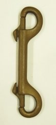 画像2: ダブルスナップフック ナスカン ブラス製 (VINTAGE)