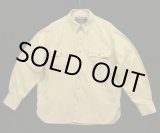 画像: 90'S RALPH LAUREN "POLO SPORT" ステンシル マチ付き 長袖 ワークシャツ ベージュ (VINTAGE)