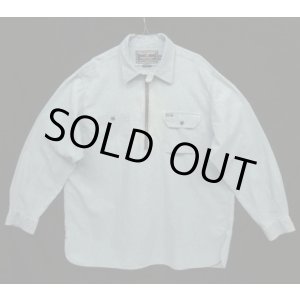 画像: 90'S RALPH LAUREN "POLO SPORT" ハーフジップ チンスト＆マチ付き 長袖 シャンブレーシャツ ririジップ (VINTAGE)