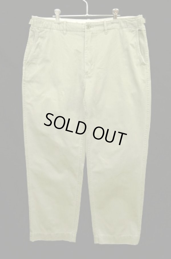 画像1: 90'S RALPH LAUREN ウエストアジャスター付き ミリタリーパンツ カーキ (VINTAGE)