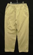画像1: 90'S RALPH LAUREN 三角タグ ウエストゴム入り イージーチノパンツ ベージュ USA製 (VINTAGE)