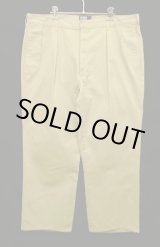 画像: 90'S RALPH LAUREN ツープリーツ チノパンツ ベージュ USA製 (VINTAGE)