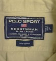 画像2: 90'S RALPH LAUREN "POLO SPORT" ステンシル マチ付き 長袖 ワークシャツ ベージュ (VINTAGE)