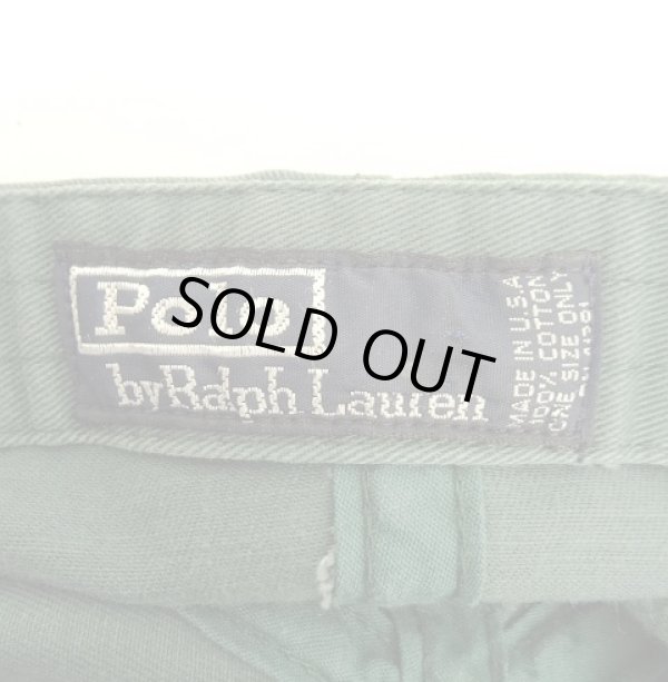 画像6: 90'S RALPH LAUREN ロゴ刺繍 ベースボールキャップ グリーン USA製 (VINTAGE)