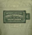 画像2: 90'S RALPH LAUREN "POLO COUNTRY" キャンバス 長袖 ワークシャツ カーキ (VINTAGE)