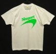画像1: 80'S NEWPORT シングルステッチ 半袖 Tシャツ ホワイト USA製 (DEADSTOCK)