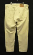 画像4: 80'S LEVIS 505 白タブ カツラギ オフホワイト W38L30 USA製 (VINTAGE)