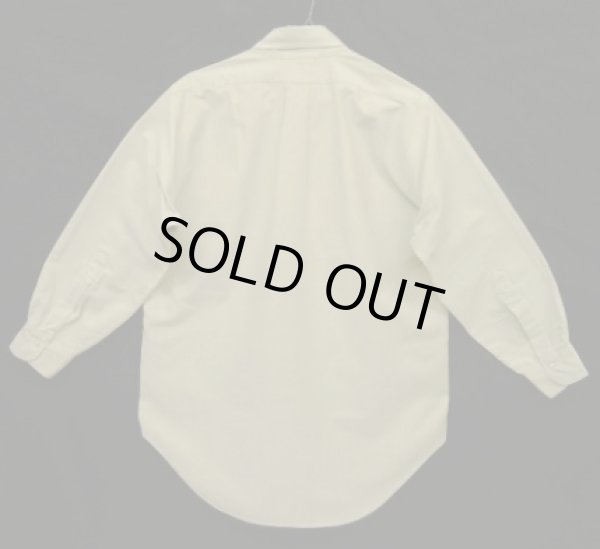 画像3: 60'S BROOKS BROTHERS "MAKERS" 6ボタン オックスフォード BDシャツ ライトカーキ USA製 (VINTAGE)