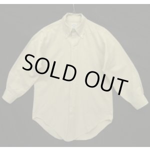 画像: 60'S BROOKS BROTHERS "MAKERS" 6ボタン オックスフォード BDシャツ ライトカーキ USA製 (VINTAGE)