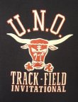 画像3: 80'S CHAMPION "U.N.O.TRACK-FIELD"トリコタグ シングルステッチ 半袖 Tシャツ ダークネイビー USA製 (DEADSTOCK)