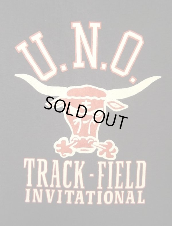 画像3: 80'S CHAMPION "U.N.O.TRACK-FIELD"トリコタグ シングルステッチ 半袖 Tシャツ ダークネイビー USA製 (DEADSTOCK)