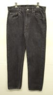 画像1: 80'S LEVIS 505 デニム 先染めブラック W34L30 USA製 (VINTAGE)