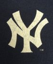 画像3: 80'S CHAMPION "NEW YORK YANKEES"トリコタグ シングルステッチ 半袖 Tシャツ ネイビー USA製 (VINTAGE)
