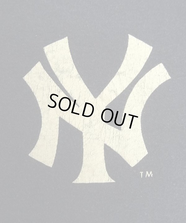 画像3: 80'S CHAMPION "NEW YORK YANKEES"トリコタグ シングルステッチ 半袖 Tシャツ ネイビー USA製 (VINTAGE)