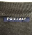 画像2: 90'S PURITAN ヘンリーネック 長袖 Tシャツ フェードブラック (VINTAGE)