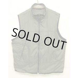 画像: 90'S GAP 旧タグ 裏地サーマル フルジップ ナイロンベスト カーキ (VINTAGE)