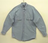 画像: 90'S GAP 旧タグ 長袖 シャンブレーシャツ ブルー (VINTAGE)