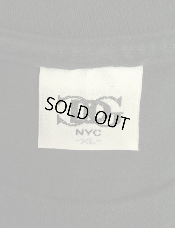 画像2: 90'S CG DESIGN NYC シングルステッチ 両面プリント 半袖 Tシャツ ブラック USA製 (VINTAGE)