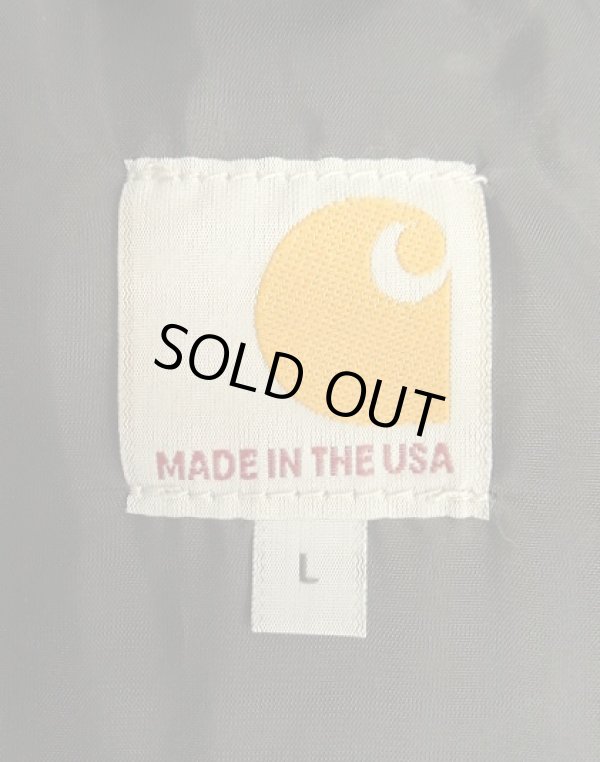 画像2: 15'S CARHARTT 裏地付き ドリズラージャケット ブラック USA製 (VINTAGE)