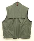 画像4: 90'S GAP 旧タグ 裏地サーマル フルジップ ナイロンベスト カーキ (VINTAGE)