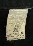 画像3: 00'S CARHARTT ダブルニー ダック ペインターパンツ ブラック W36L30 USA製 (VINTAGE)