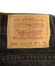 画像4: 90'S LEVIS 550 デニム ブラック W38L30 USA製 (VINTAGE)