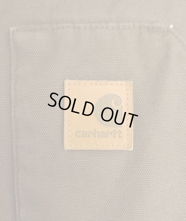 画像4: 11'S CARHARTT 裏地キルティング ダックベスト ダークブラウン メキシコ製 (VINTAGE)