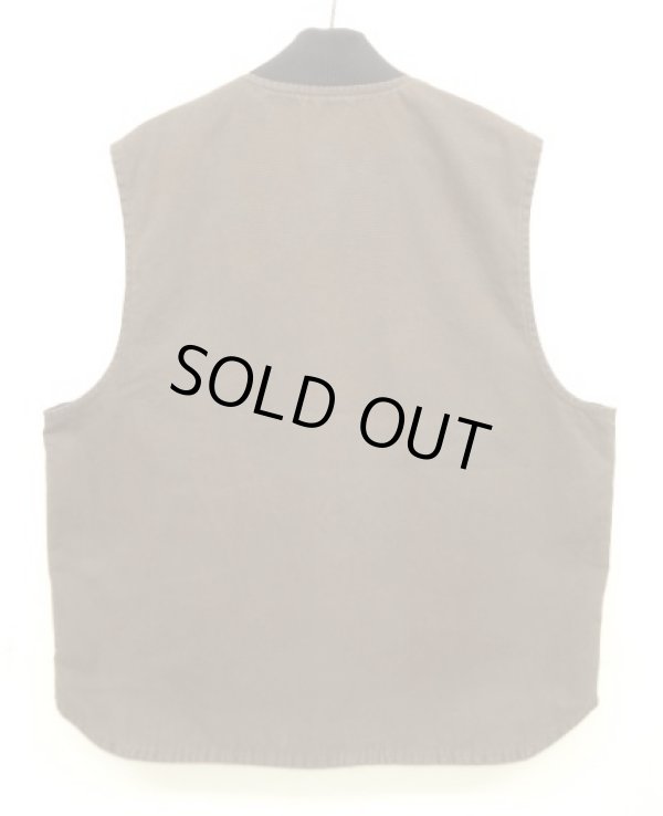 画像5: 11'S CARHARTT 裏地キルティング ダックベスト ダークブラウン メキシコ製 (VINTAGE)