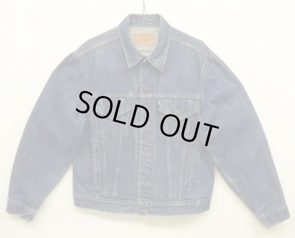 画像1: 80'S LEVIS "71506" スモールe 4thモデル デニムジャケット インディゴ 42 USA製 (VINTAGE)