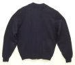 画像4: 80'S SAN FRANCISCO KNITTING MILLS ウール フルジップニット ネイビー USA製 (VINTAGE)