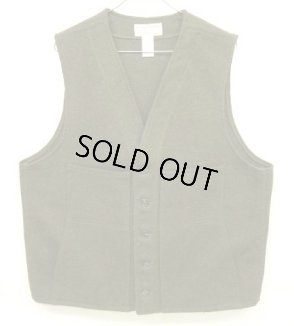 画像1: C.C.FILSON "MACKINAW WOOL VEST" ウールベスト フォレストグリーン USA製 (MINT CONDITION)