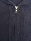 画像3: 80'S SAN FRANCISCO KNITTING MILLS ウール フルジップニット ネイビー USA製 (VINTAGE)