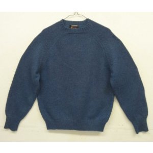 画像: 70'S TOWNCRAFT ラグランスリーブ クルーネックニット ブルー (VINTAGE)