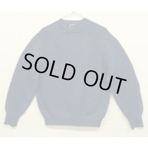 画像: 70'S TOWNCRAFT ラグランスリーブ クルーネックニット ブルー (VINTAGE)