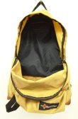 画像5: 70'S EASTPAK "NEWSタグ" ボトムレザー ナイロン バックパック ベージュ USA製 (VINTAGE)